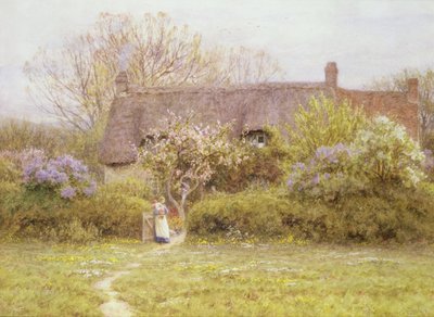 Hütte, Freshwater, Isle of Wight von Helen Allingham